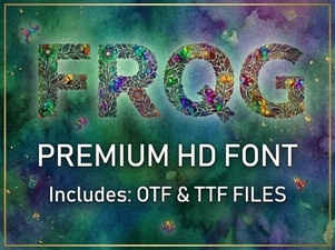 Frog Font: a Creative Leap for Your Designs
