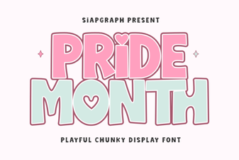 Creative Font Designs for Your Pride Month Projects