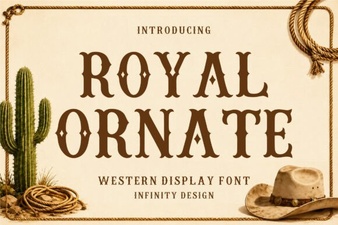 Craft Projects with Elegant Royal Ornate Fonts