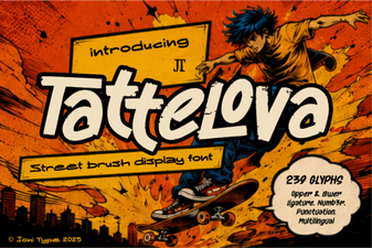Tattelova Font: a Creative Typography Toolkit