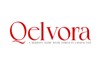 Qelvora: a Modern Font for Creative Projects